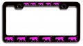 Boerboel Dogs Pets Black Metal License Plate Frame Tag Holder N52 