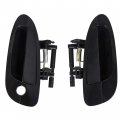 Door Handle Smooth Black Exterior Outside For 2002-2006 Nissan Altima Front Left Right One Packages 