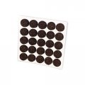 1000 Pack Rok Hardware Heavy Duty 3 8 9 5mm Diameter Self-adhesive Felt Pads Furniture Cabinet Bumpers 1 8 3mm Height Round 