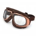 Evomosa Motorcycle Goggles Vintage Pilot Style Cruiser Scooter Goggle Outdoor Sand Bike Racer Touring Eyewear 