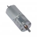 Bemonoc 25ga370 12v Dc Gear Motor Low Speed 10 Rpm Tail Back Shaft For Encoder High Torque Intelligent Robot Smart Car Boat