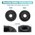 X Autohaux 2pcs Lower Rubber Cushion Bushing Radiator Mount Insulator For Chevrolet Impala 2014-2020 Malibu 2004-2021 Cadillac