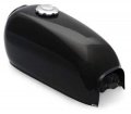 The Peanut Classic Style Gas Tank Black Motorcycle Fuel 1 6 Gallon 6l