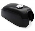 The Peanut Classic Style Gas Tank Black Motorcycle Fuel 1 6 Gallon 6l