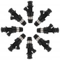 Fuel Injector Ocpty 8 Pcs 3 Holes Replacement Injectors Engine Part Fit For 1l 2001-2006 Chevrolet Silverado 2500 Hd 3500