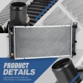 Radiator For 1999-2007 Silverado Sierra 1500 2500hd 3500hd 6 0l Mt Dpi 2371 Factory Style 1 Row Aluminum Core Cooling With