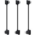 3pcs Remote Controller Data Cable Type-c Micro To Usb For Dji Mavic Pro Platinum
