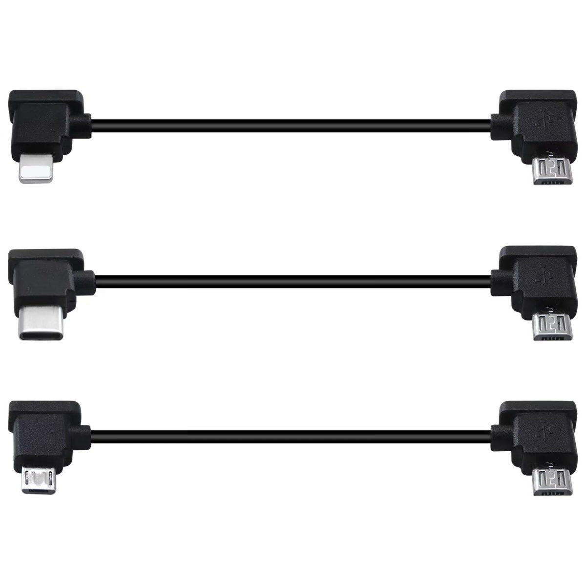 3pcs Remote Controller Data Cable Type-c Micro To Usb For Dji Mavic Pro Platinum