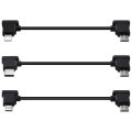 3pcs Remote Controller Data Cable Type-c Micro To Usb For Dji Mavic Pro Platinum