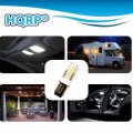 Hqrp 4-pack Navigation And Anchor Light Dual Contact Ba15d Bayonet Base Cool White 6300-7000 32 Leds Smd Led Bulb 12-24 Volt Dc