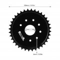 Drive Train Powersports Sprockets 415 Chain Rear 6 Hole 36t Fits For 49cc 50cc 60cc 80cc Motorized Bicycle Push Bike Sprocket
