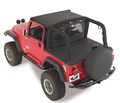 Rampage Jeep 761035 Black Diamond Tonneau Cover 