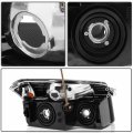 Ocpty Compatible For Chevrolet Avalanche 1500 2002-2006 For 2500 Headlight Headlamps Black Housing Amber Reflector