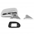 Ocpty Driver Side View Mirror Compatible With 1987-1988 For Toyota Pickup1987-1989 4runner Metallic Finish Manual Fold