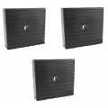 Kchex 3 Pack Anti Vibration Pads For Air Compressor Or Equipment Solid Rubber 4x4x1 