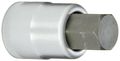 Stahlwille 03050019 1 2-inch 12 5 Mm Square Drive Inhex Socket Short Style Made Of Chrome Alloy Steel Chrome-plated For Hexagon 