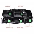 G-plus Headlights Compatible With 1999-2002 Chevy Silverado 2000-2006 Suburban Tahoe Headlamp Driver Side Passenger Clear Lens