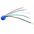 12v Push Button Air Horn Switch With Wire Connector Blue Momentary For Car Truck Tractor Chopper Motorcycle 3 4 In Head 5 8