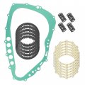Caltric Clutch Friction Plates And Gasket Kit Compatible With Arctic Cat Bearcat 454 2x4 4x4 1996 1997 1998