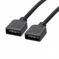 Uxcell Rgb Splitter Cable Female To 4 Pin Extension Connector Cord Wire For 5050 3528 Led Light Strips 2m Length 2pcs