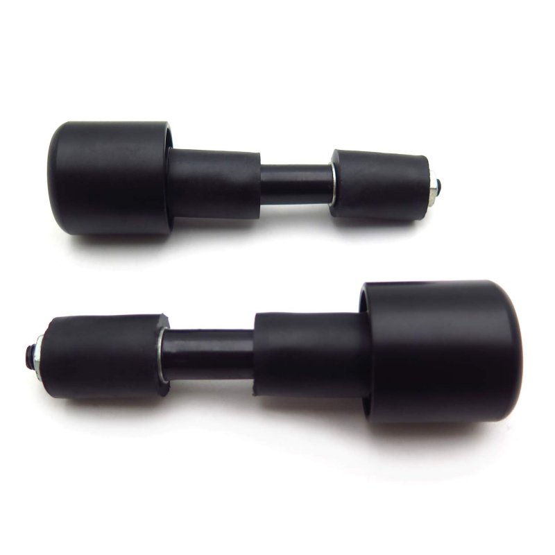 Motorcycle Handle Bar End Plug Grip Ends Caps 2 Pack 22mm 7 8 In Smooth Anti Vibration Handlebar Cap Plugs Black Usxh501
