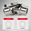 Steering Joints 3 4 Round To Dd U-joint Shaft