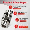 Steering Joints 3 4 Round To Dd U-joint Shaft
