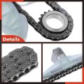 A-premium Engine Timing Chain Kit W Tensioner More Fits Dohc 4cyl 1 6l Compatible With Mini Cooper R56 Series 2007-2012 Turbo