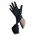 Atlantic Safety Products Black Lightning Exam Gloves Disposable Powder-free Nitrile Medium 100-ct 
