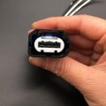 Set 2 Pigtail For 2005-2009 Volvo Ford Electric Power Steering Eps Pump Wire Connector Plug Kit Type 1 