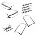 Ultra Chrome Combo Tail Light Frame Door Handles Tailgate And Mirror Covers For Crew Cab 2014-18 Gmc Sierra 1500 2015-2018 2500 