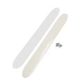 A Pair White Led Cob Slim Strip Flexible Drl Daytime Running Fog Light Dc 12v