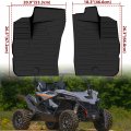 Sautvs Tpe Front Floor Mats For Cfmoto Zforce 950 2020-2024 Row Liners All Weather Protection Slush Mat H O Ex Sport