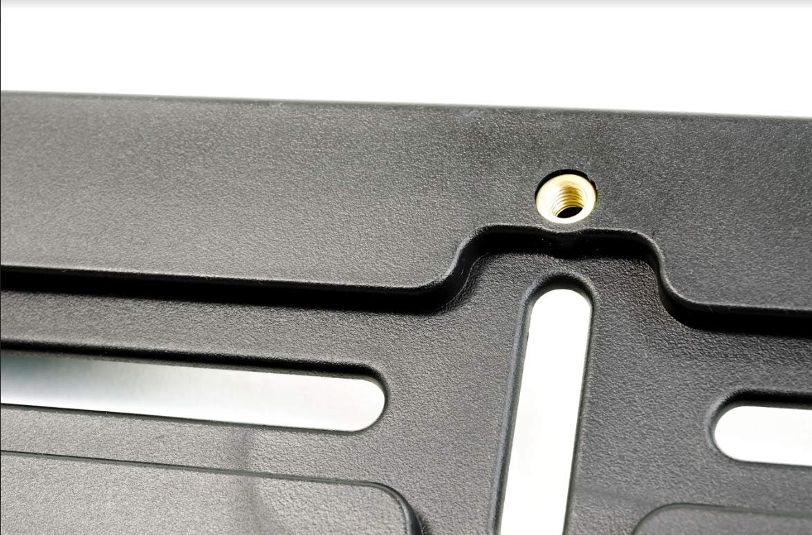 Front License Plate Bracket For Suzuki All Models 4 Pack Flat Bumper Mounting Adapter Kit Black Abs Plastic 2 5 In X 12 Us
