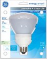 Ge Lighting 21710 Energy Smart Cfl 15-watt 65-watt Replacement 720-lumen R30 Dimmable Floodlight Bulb With Medium Base 1-pack