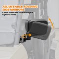 Sautvs Adjustable Wider Rearview Side Mirrors For Polaris Ranger Xp 1000 Folding Clear Rear View Crew 2018-2023 Accessories