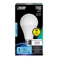 Feit Electric A21 Led Light Bulb 150w Equivalent Dimmable 2605 Lumens E26 Standard Base 5000k Daylight 80 Cri High Output Damp