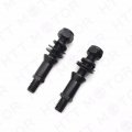 Httmt Mt400-011 Hdbolt- 8mm Anti Glare Blue Glass Rearview Mirror Compatible With H-d Dyna Touring Motorcycle Bikes