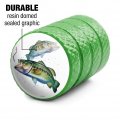 Largemouth Bass Fishing 8 Valve Stem Caps For Tire Rim Wheel Aluminum Green