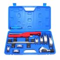 Hfs R Copper Aluminum Tube Bender Kit Refrigeration Ratcheting Pipe Tubing Hand Tool 1 4 To 7 8 Inch With Cutter For Hvac 
