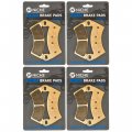 Niche Brake Pad Set For Polaris Ranger Xp 1000 Crew 570 Rzr 900 500 700 General Diesel Sportsman Ceramic 4 Pack
