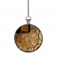 Gotham Decor Klimt Expectations Detail Ceiling Fan Light Pull Pendant With Chain 