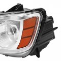 Kuafu Halogen Headlight Assembly Compatible With 2012-2014 Chrysler 300 Drl Chrome Housing Amber Reflector Left Driver Side