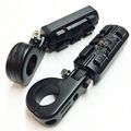 Wing Skull Zombie Shape Front 1 2 Highway Stiletto 4475 Foot Pegs P-clamps For Honda Goldwing Gl Black Body Rubber By Xkh