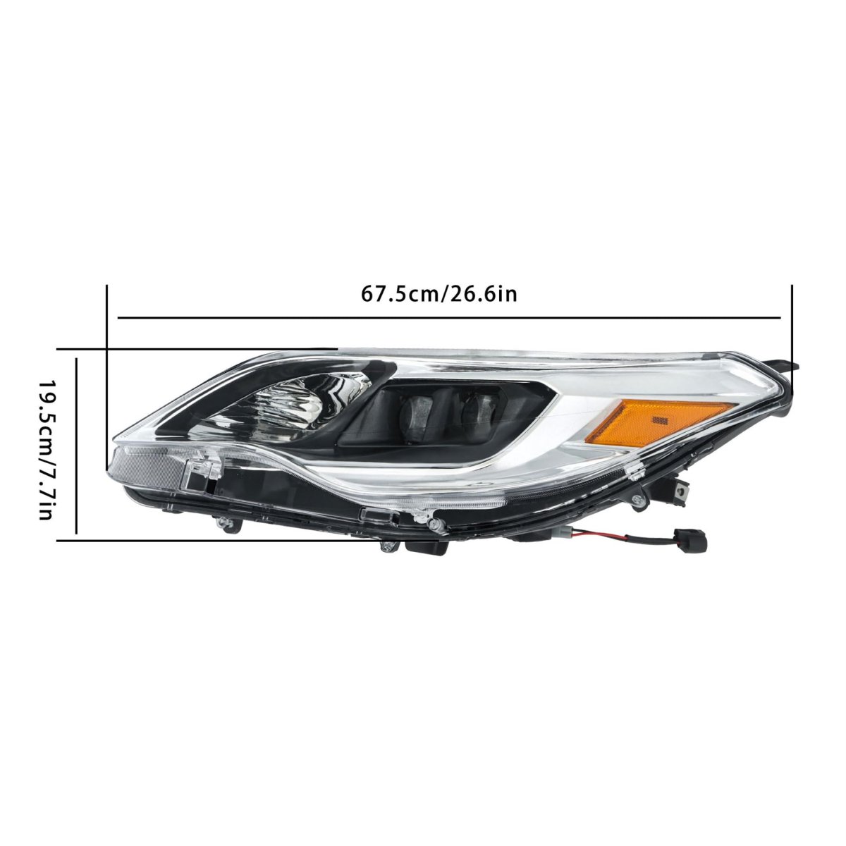 Left And Driver Side Headlight Halogen Assembly Replacement For Avalon 2013 2014 2015 To2502215