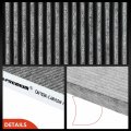 A-premium 2-pc Engine Cabin Air Filter With Activated Carbon Compatible Saturn Ion 2004 2005 2006 2007 2 0l Replace A2014c