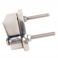 Qiilu Stainless Steel Cam Clamp Silver Lightweight Smooth Surface Polished Marine Plywood Accessories For Yacht Ship Sailboat