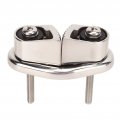 Qiilu Stainless Steel Cam Clamp Silver Lightweight Smooth Surface Polished Marine Plywood Accessories For Yacht Ship Sailboat