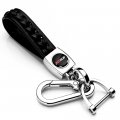 Ipick Image For Chevrolet Z71 Braided Rope Style Genuine Black Leather Key Chain Keychain Official Licensed