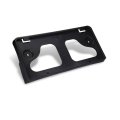 Front License Plate Bracket Ford Edge 2015 2016 2017 2018 Black Pp Plastic Replacement For Fo1068155 Llx-fo1068155-cl360a70 